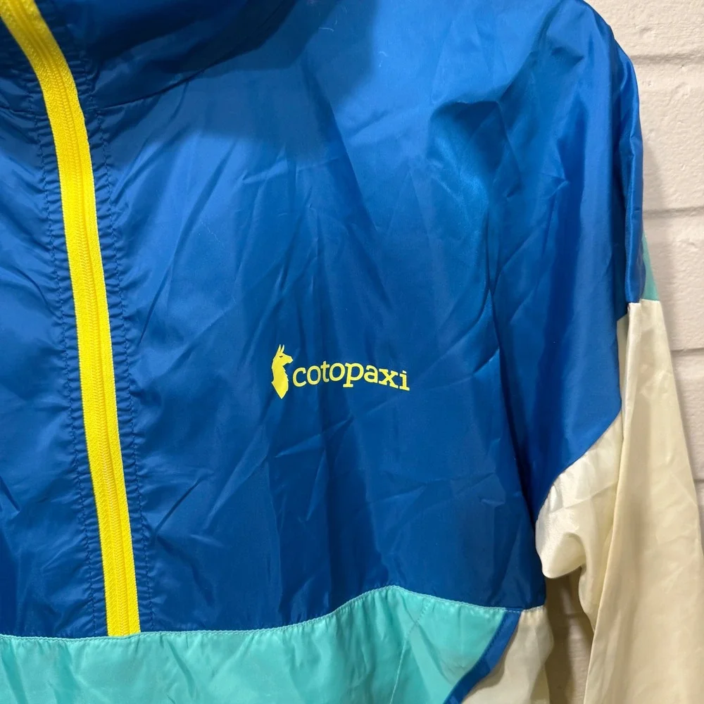 Cotopaxi Teca Half Zip Windbreaker Blue Crush Colorblock NWT Packable XS Recycle - Picture 6 of 16